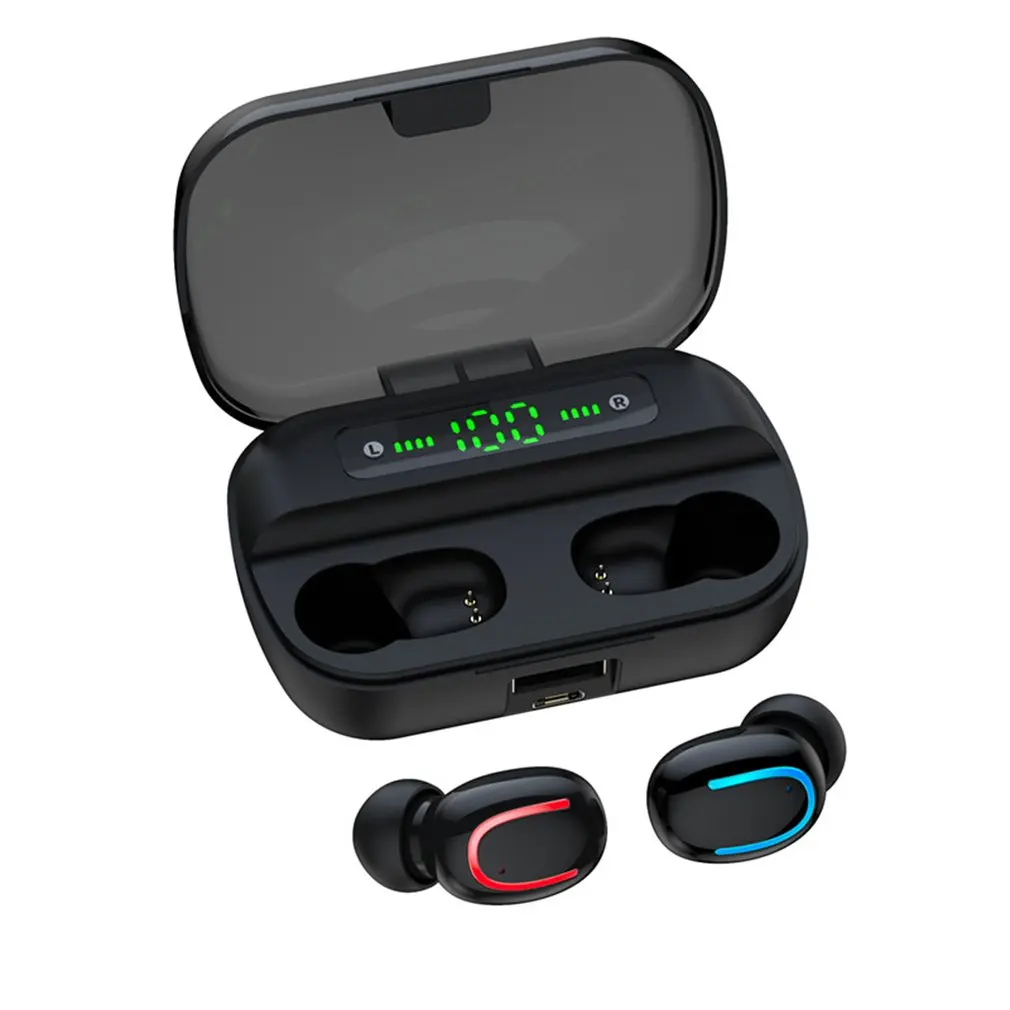 

Q82 Wireless Earphone ear buds Instant Connection Hands-free Calling IPX7 Waterproof Binaural Earphones With Digital Display
