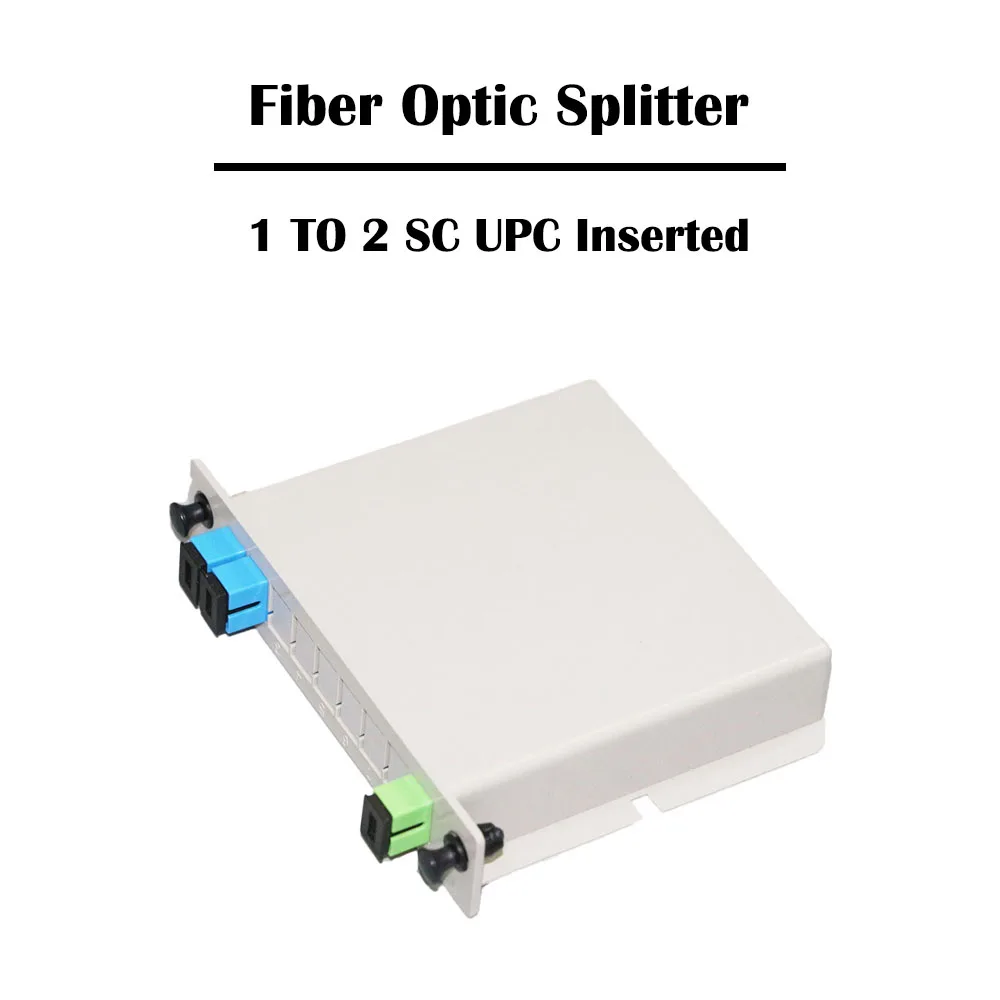 1 к 2 Волоконно оптический распределитель SC UPC 1/2/5/10 шт./партия 1X2 SM одномодовый