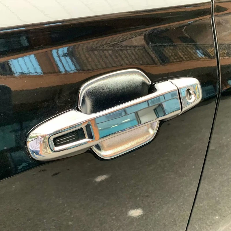 

New ABS Chrome Door Handle Cover Car Door Bowl For Subaru Forester SK 2019 2020 Door Bowl Stickers decoration 12PCS