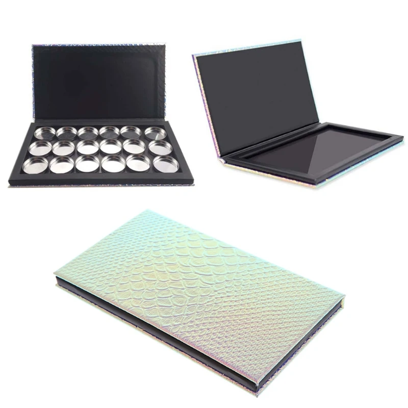 Рыбья чешуя пустая Магнитная палитра для макияжа DIY Тени век маскирующий