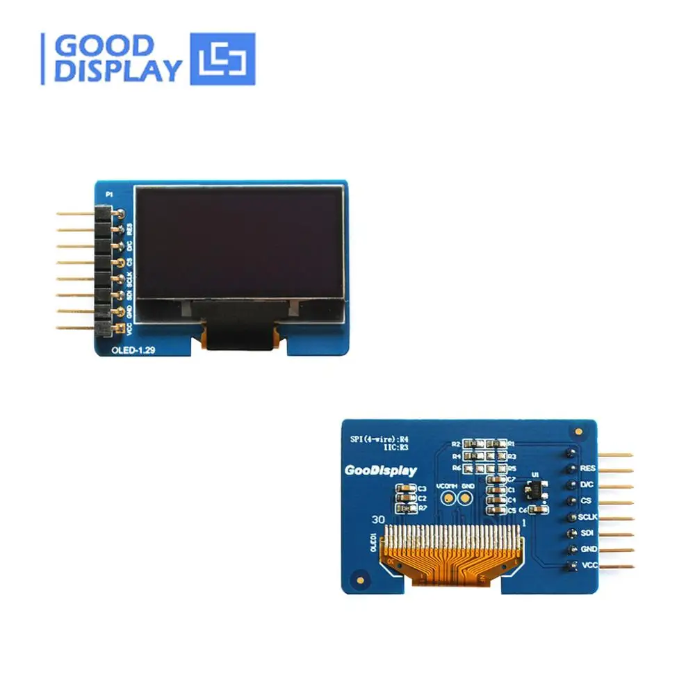 

1.29 inch OLED display and with adapter board