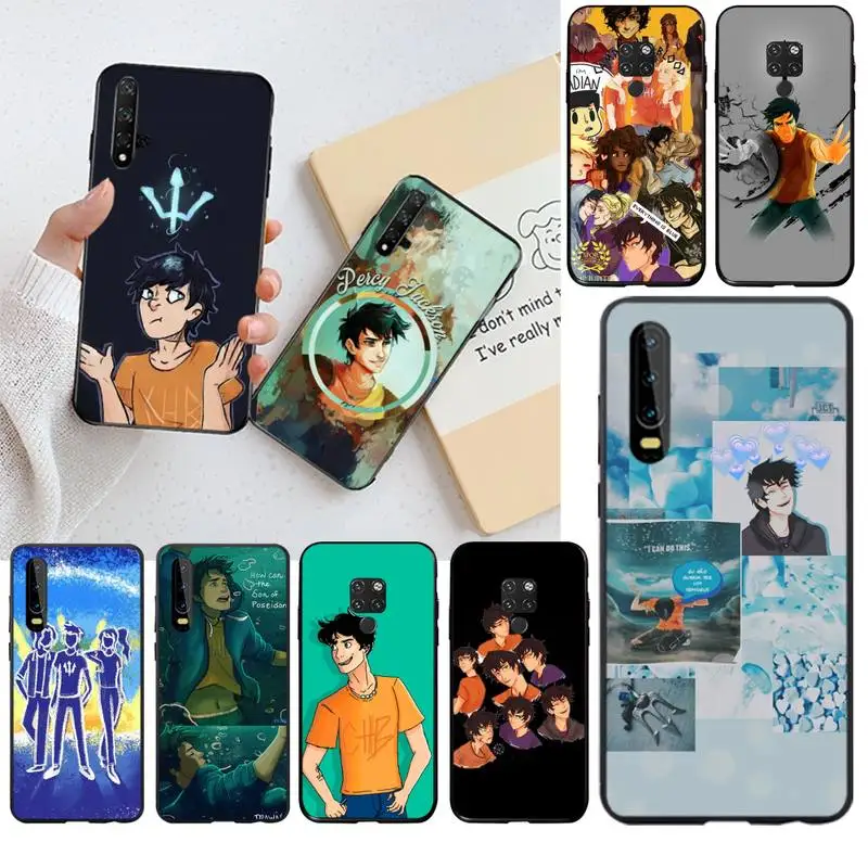 

cartoon Movie percy jackson Black Soft Shell Phone Case Capa for Huawei P40 P30 P20 lite Pro Mate 30 20 Pro P Smart 2019 prime
