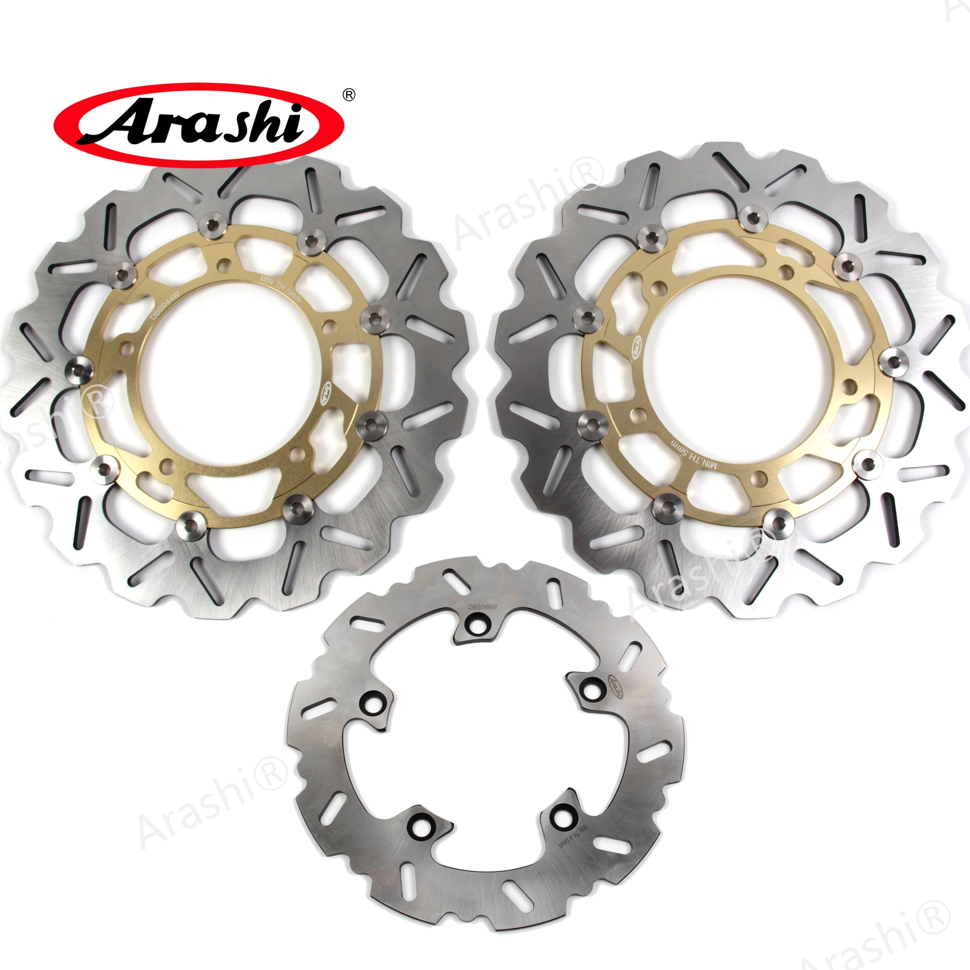 Arashi 1 комплект для SUZUKI GSF BANDIT ABS 650 11 14 CNC плавающие передние и задние тормозные