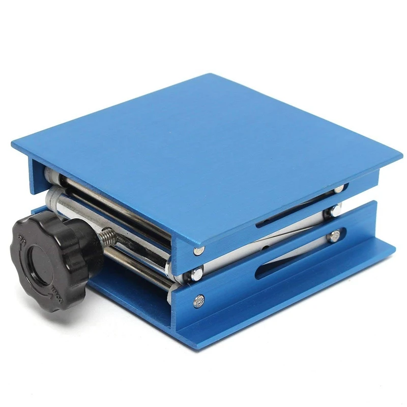

2 Pcs Aluminum Alloy Laboratory Jack Scissor Lift Platform, 4 Inch & 6Inch