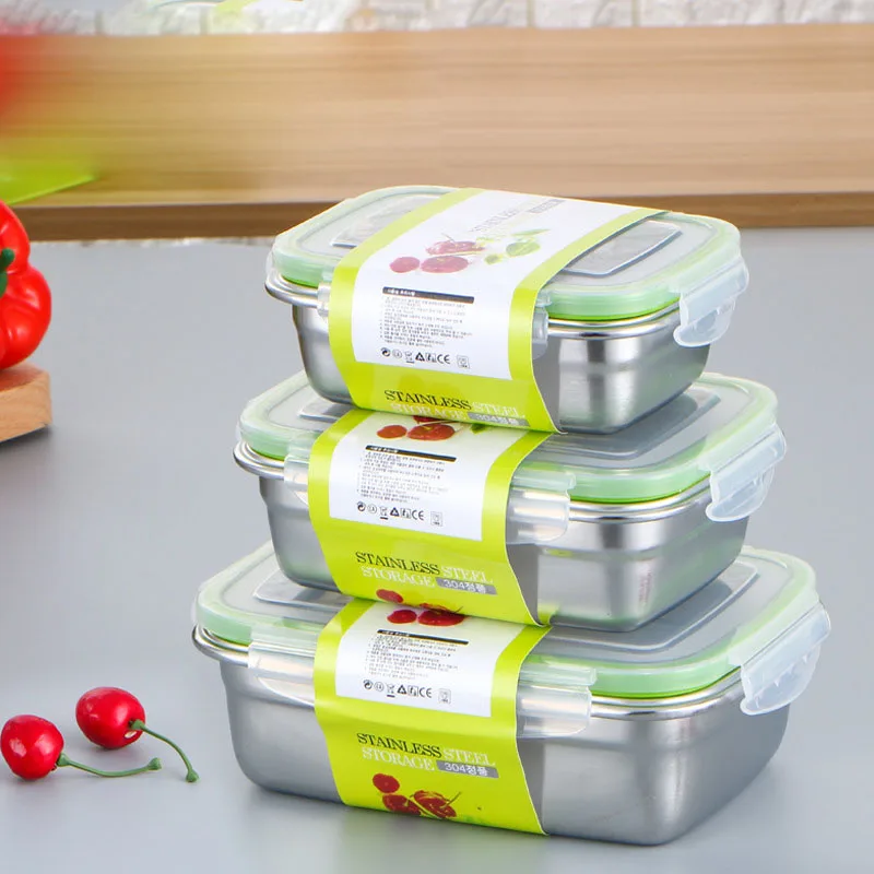 Новый Термоизолированный Ланч-бокс из нержавеющей стали Bento Box школьный