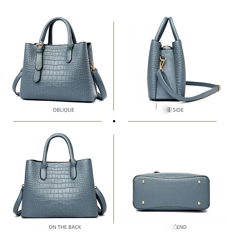 WESTAL Croco дизайнерские женские сумки модные для женщин на плечо большие Сумки из