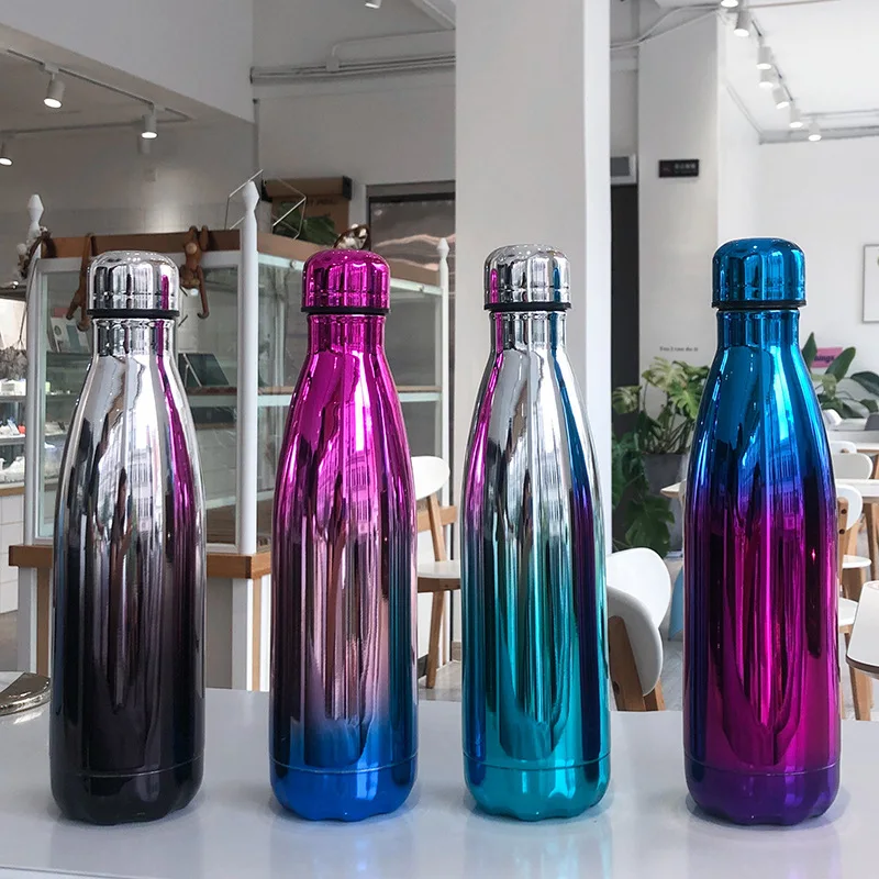 500 мл двухслойная Изолированная вакуумная колба из нержавеющей стали бутылка для