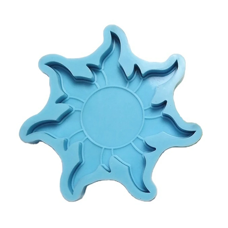 

Crystal Epoxy Resin Mold Coaster Casting Silicone Mould DIY Crafts Cup Mat Tool