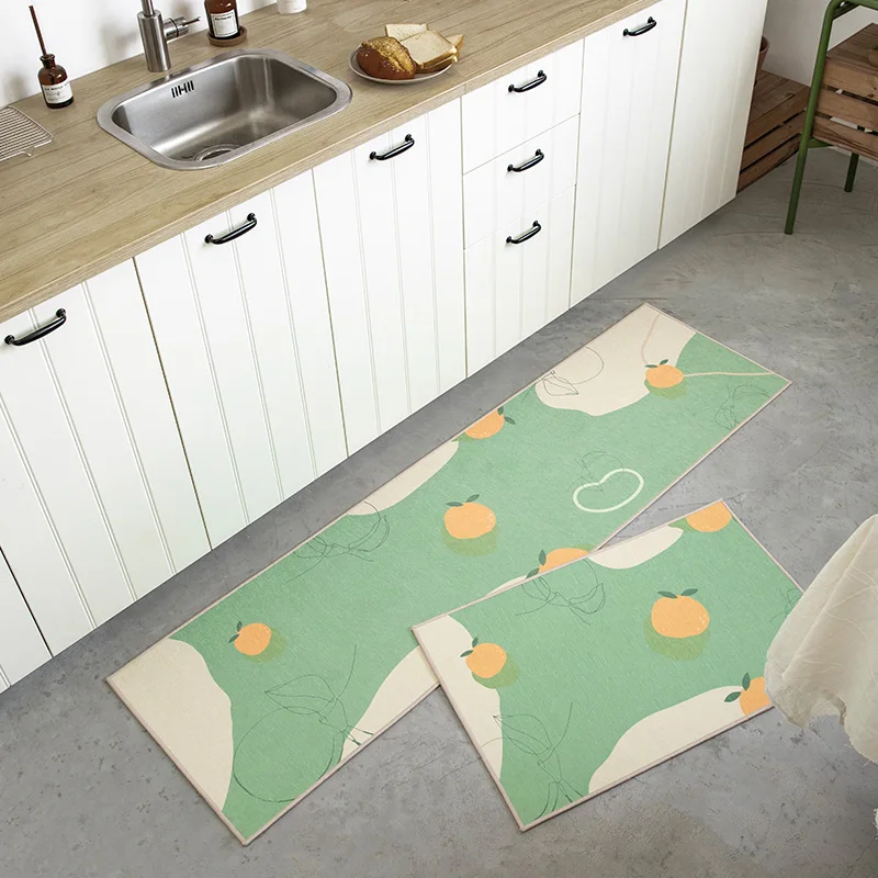 

Nordic Kitchen Floor Mat Oil-Proof Waterproof Household Custom Door Absorbent Oil-Absorbing Stain-Resistant Mat