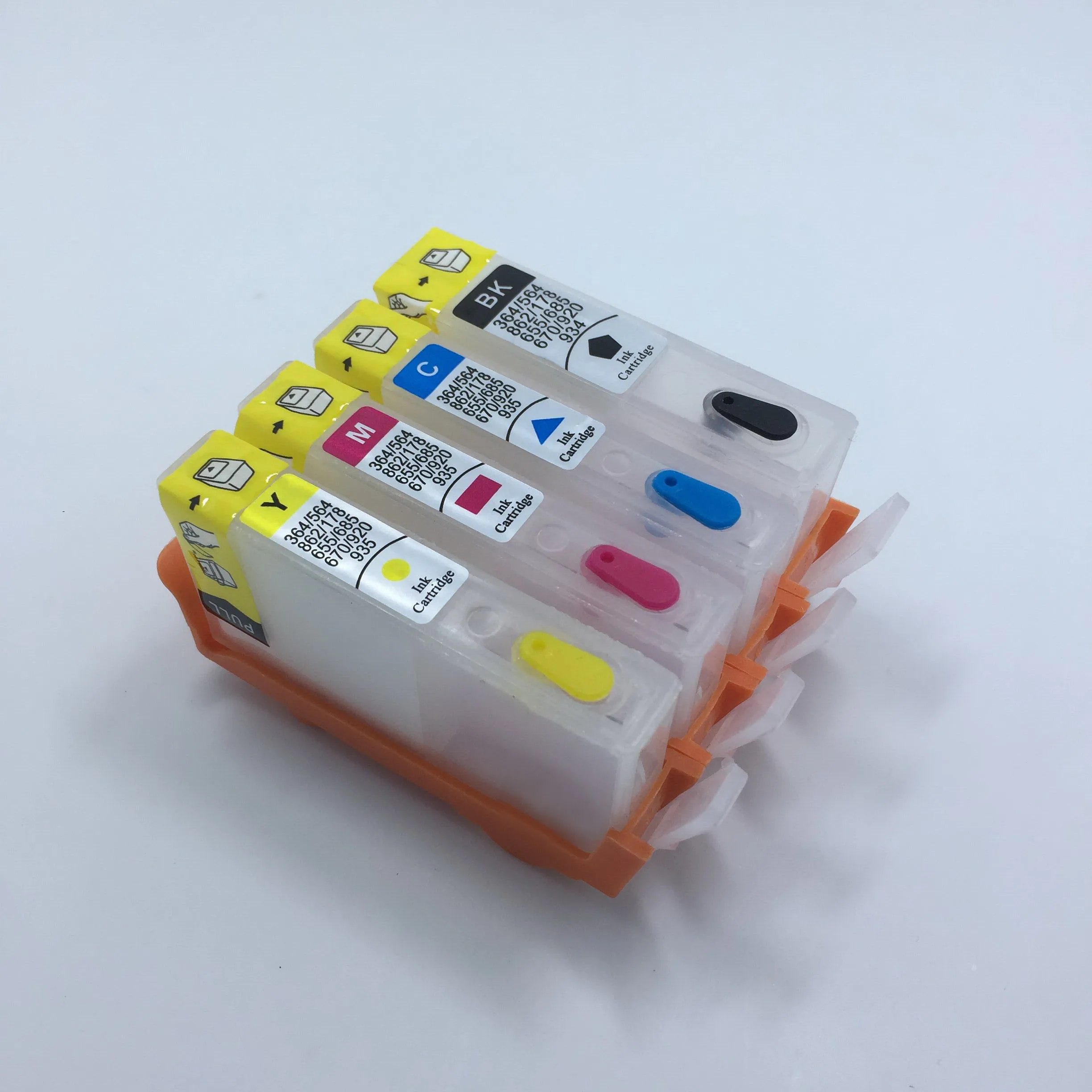 

YOTAT No Chip Empty Refillable ink cartridge For HP670 670xl for HP Deskjet Ink Advantage 3525/4615/4620/5525/4625