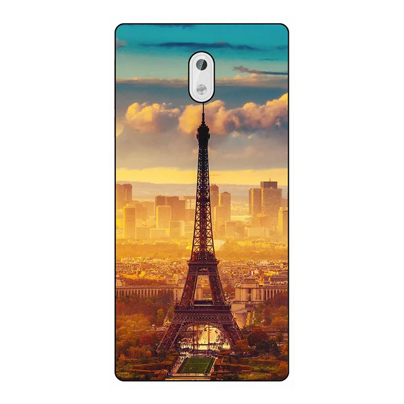 Чехол для Nokia 3 мягкий Силиконовый ТПУ чехол с цветным рисунком TA1020 TA1028 TA1032 TA1038 |