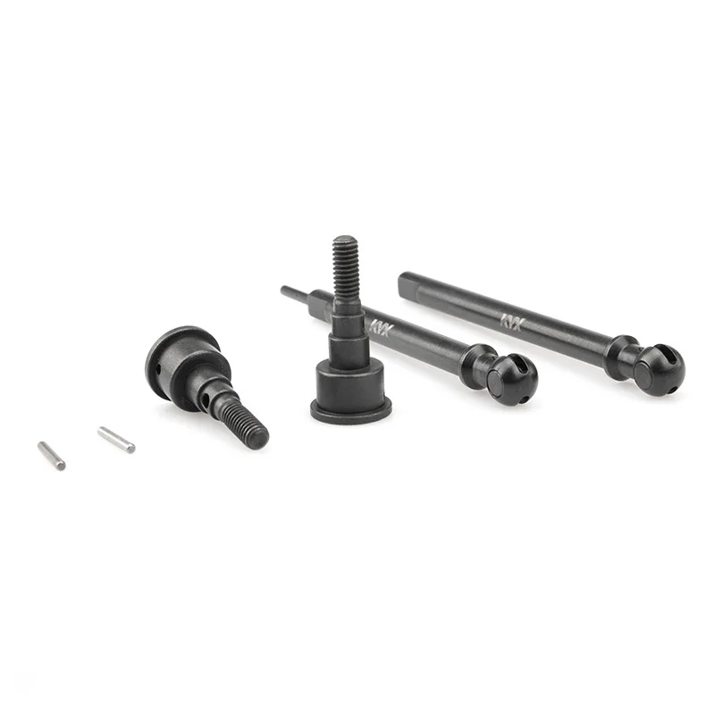

1pair Model Front Drive Shaft Universal Joint CVD Transmission Axle Strengthened Steel Connecting Shafts for Tamiya CC02 RC Car