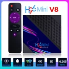 Приставка Смарт-ТВ H96 MINI V8, Android 10, 4K, Hd, Youtube, Google Play, 3D, Wi-Fi, Bluetooth