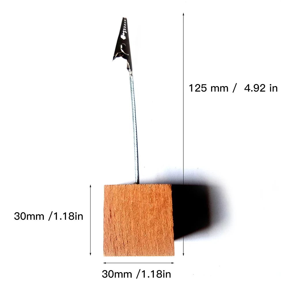 Лидер продаж 10 шт. Настольный держатель для фотографий с деревянным кубическим