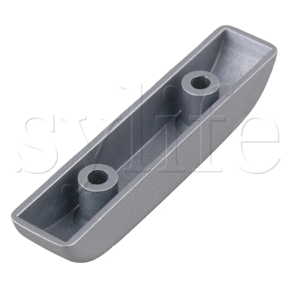 Металлический упор для большого пальца с крепежными винтами серебристый бас