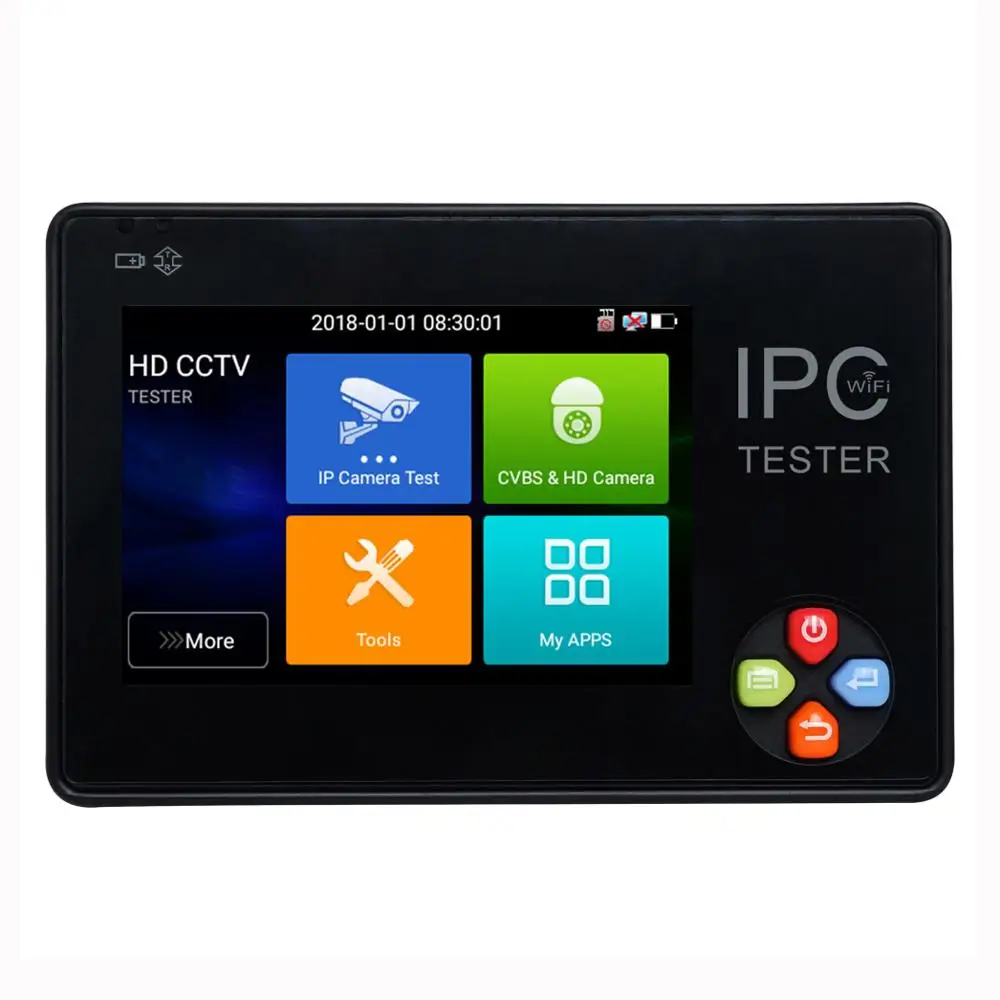 Умный ipc-тестер монитор 3,5 дюйма 4K H.265 IP& CVBS IP AHD TVI камера CVI тестер для Dahua Hikvision ONVIF IPC1600ADH plus