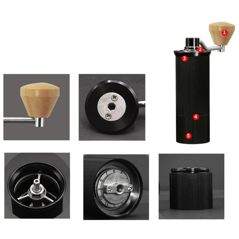 

Portable Manual Coffee Beans Grinder Hand Crank Coffee Mill Mini Coffee Grinder