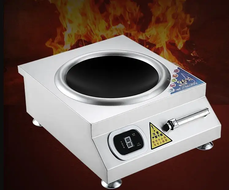 Коммерческая индукционная плита Hall мощностью 5000 Вт настольная электрическая