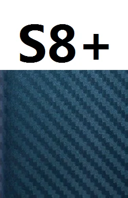 S8 Plus-Steel blue Градиентные цветные наклейки для samsung S10 Plus S10E S9 S8 S7 Edge защитная пленка из углеродного волокна аксессуары для мобильных телефонов EEMIA - Цвет: S8 Plus-Steel blue