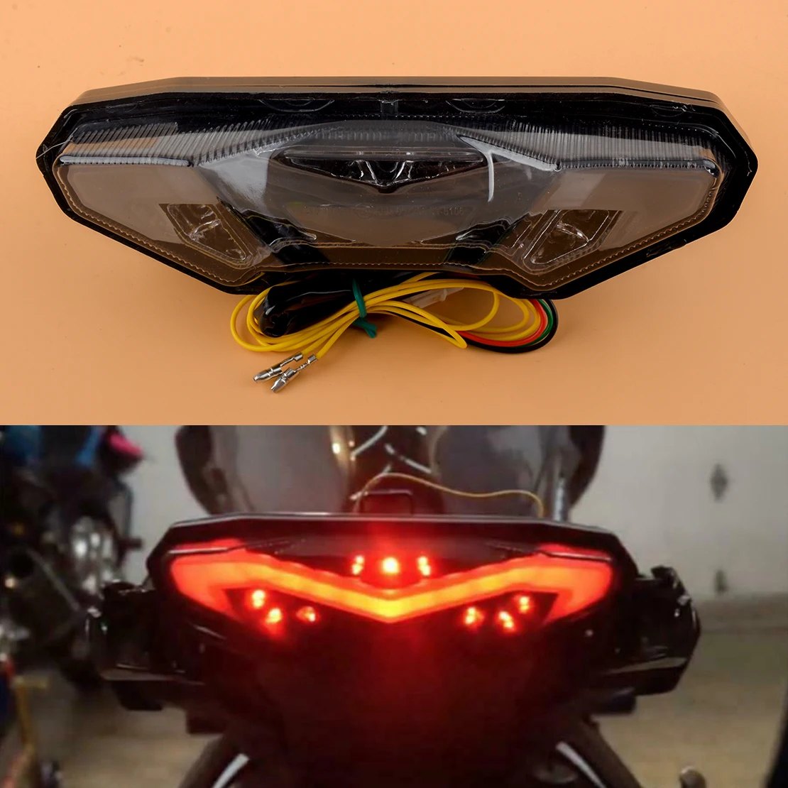 

Rear LED Tail Light Brake Turn Signal Lamp Fit for Yamaha MT-09 Tracer FZ-09 FJ-09 MT-10 FZ-10 Accessories