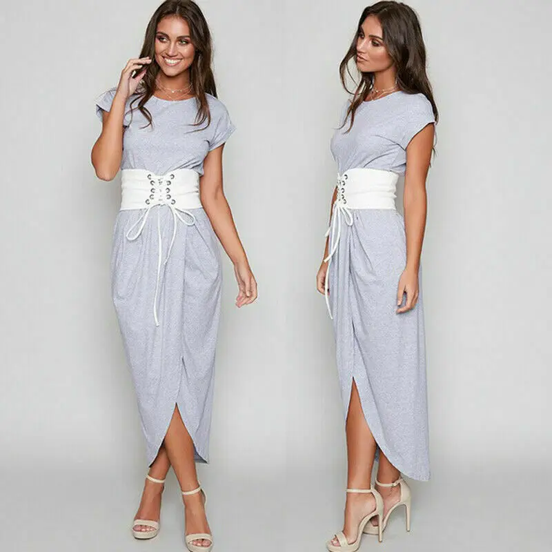 Женский винтажный широкий пояс-корсет эластичный пояс | Аксессуары для одежды