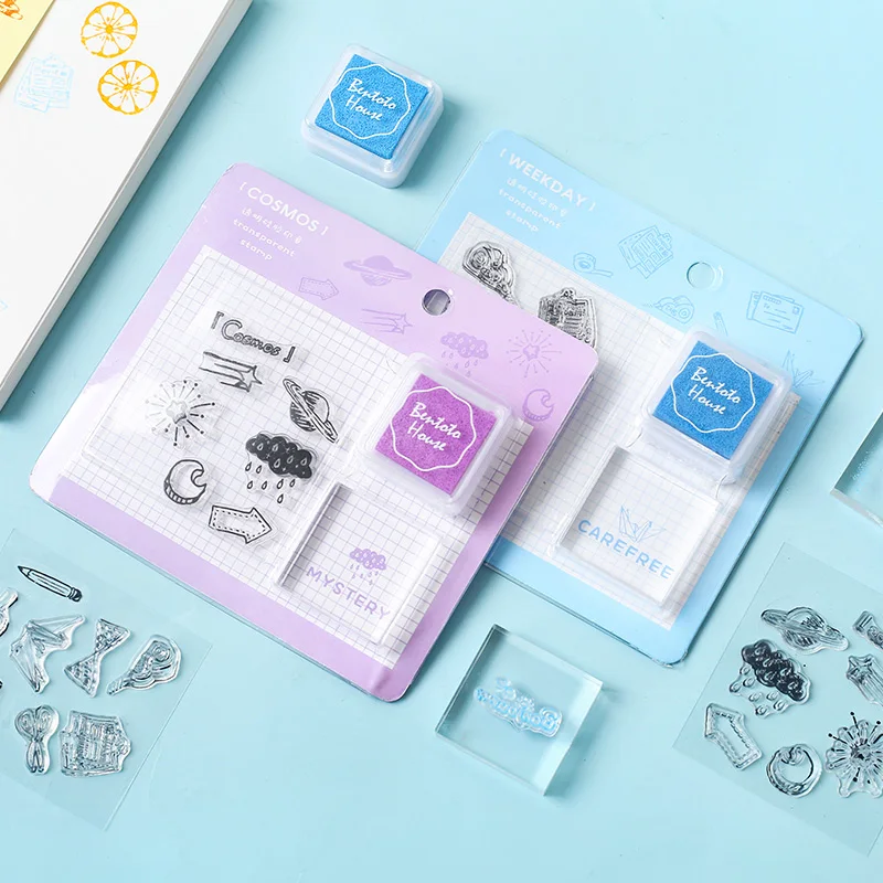 Погода животных кофе винтаж кристалл штамп DIY акриловые резиновые штампы с