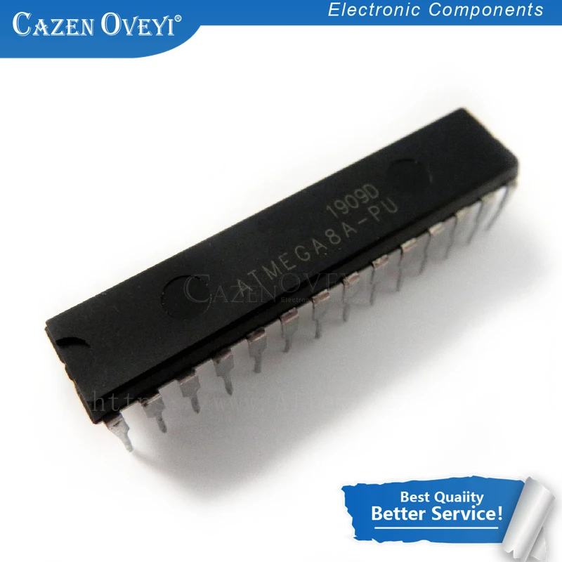 1 шт./лот ATMEGA8A-PU ATMEGA8A DIP-28 8-bit с 8K Bytes в системе программируемая вспышка ATMEGA8 DIP в наличии