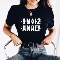 fashion russian letter funny women t shirts print t shirt with anal top hipster casual female tshirt tee