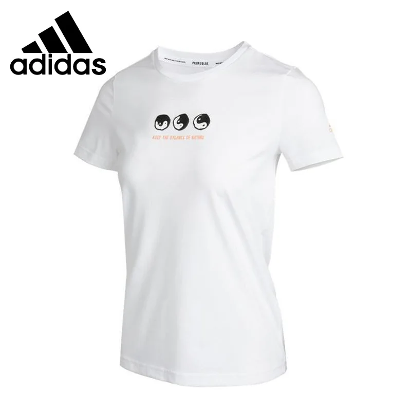 

Оригинальное новое поступление, женские футболки Adidas W PRIMBLUE GF T, спортивная одежда с коротким рукавом