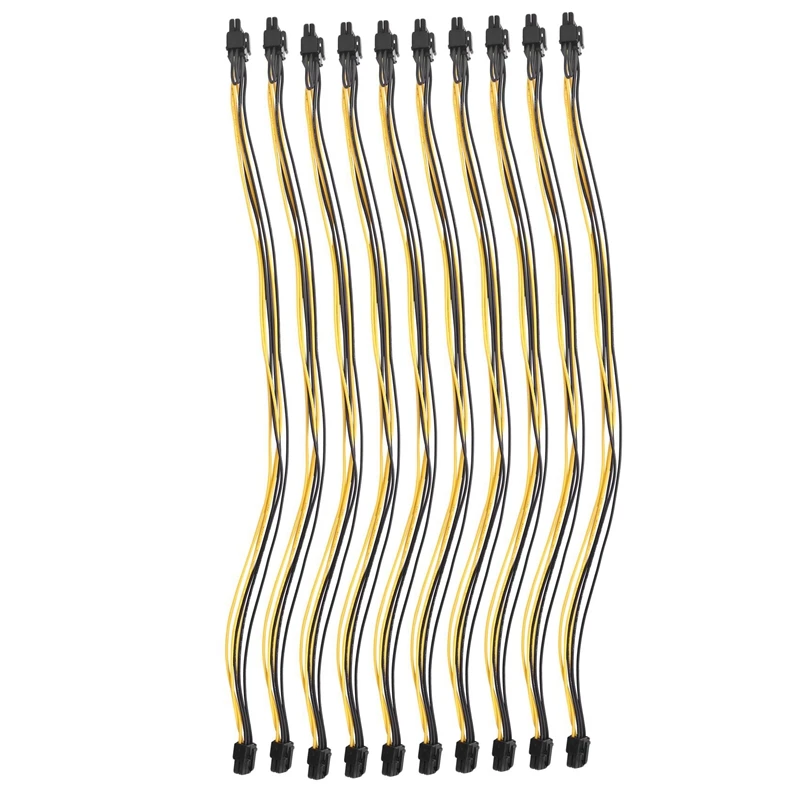 Силовой кабель PCI-E к 8 контактам (6 + 2) (штырь-штырь) для графического процессора 30