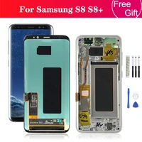 for samsung galaxy s8 lcd display with frame g950 g955 s8 plus touch screen digitizer assembly replacement repair parts