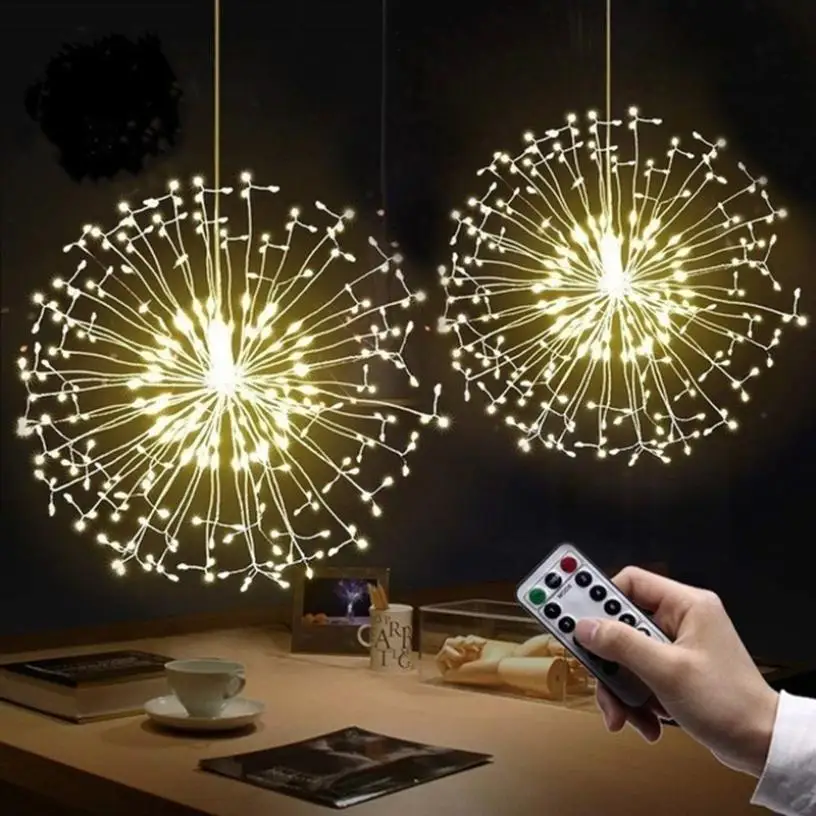 

LED solar firework light, dandelion string light, lawn outdoor waterproof explosion light, solar copper wire light