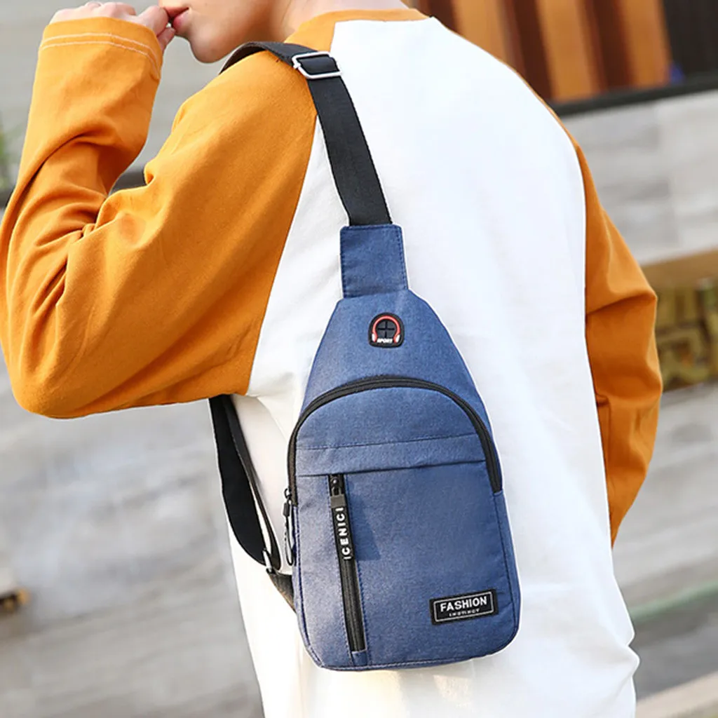 2020 Men Women Nylon Waist Packs Sling Bag Outdoor Sport Shoulder Crossbody Chest Travel Messenger Pack Purse Bolsa | Багаж и сумки