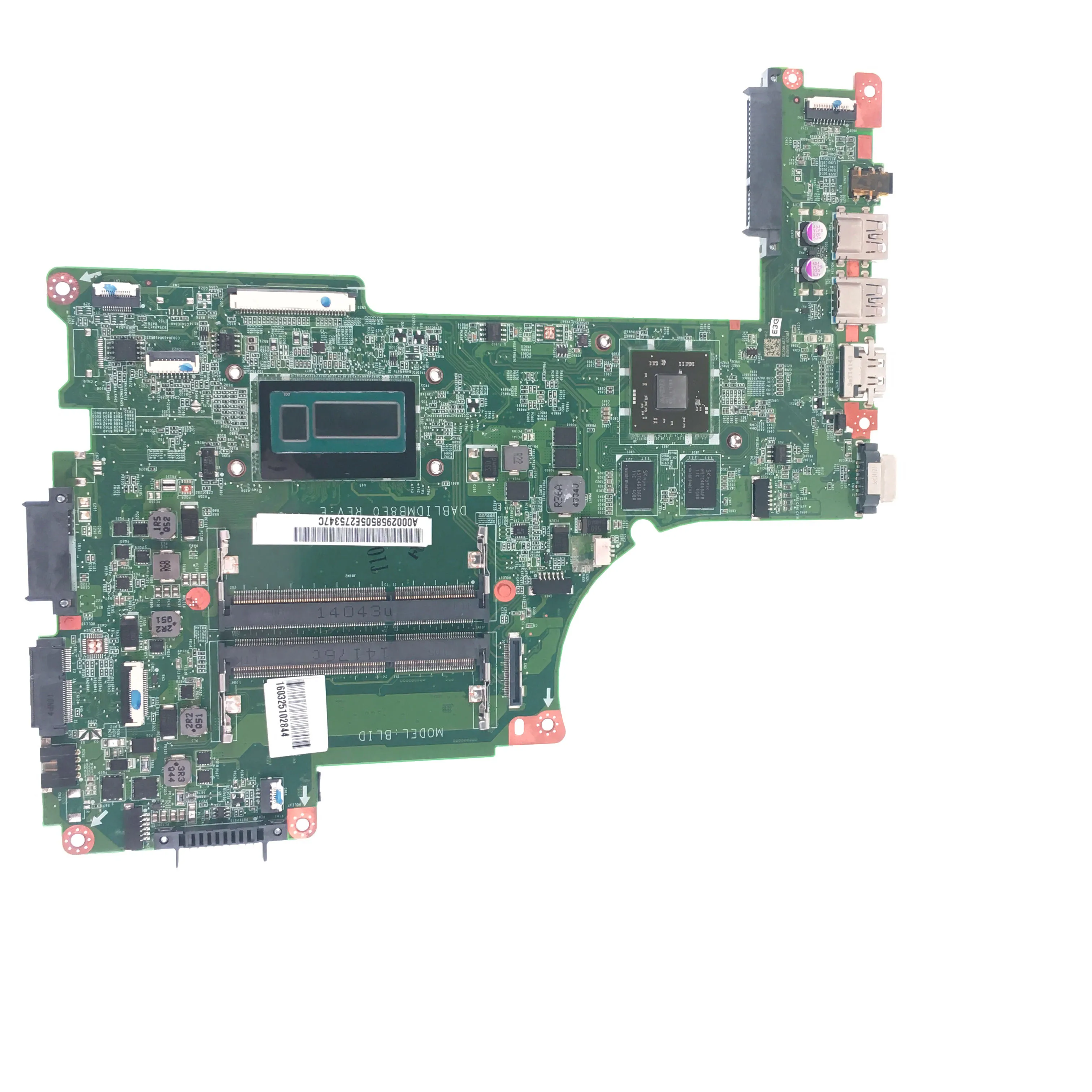

A000295850 DABLIDMB8E0 Mainboard For Toshiba Satellite L50 L50-B L55 L55-B Laptop Motherboard With i7-4500u CPU Tested WELL