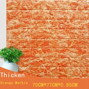 70X77CM 70*77 3D плиточная панель наклейка на стену DIY пенопластовые наклейки школа детский сад Настенные обои-покрытие детская спальня декор для гостиной - Цвет: 70X77CM
