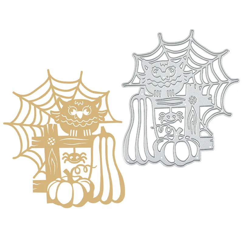 Металлические штампы Kokorosa в виде совы и тыквы для Хэллоуина новинка 2019