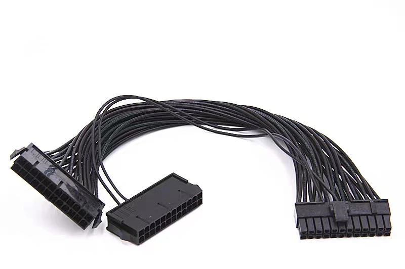 18AWG ATX 24(20 + 4) контактный гнездовой блок питания штекер-гнездо 24Pin Удлинительный