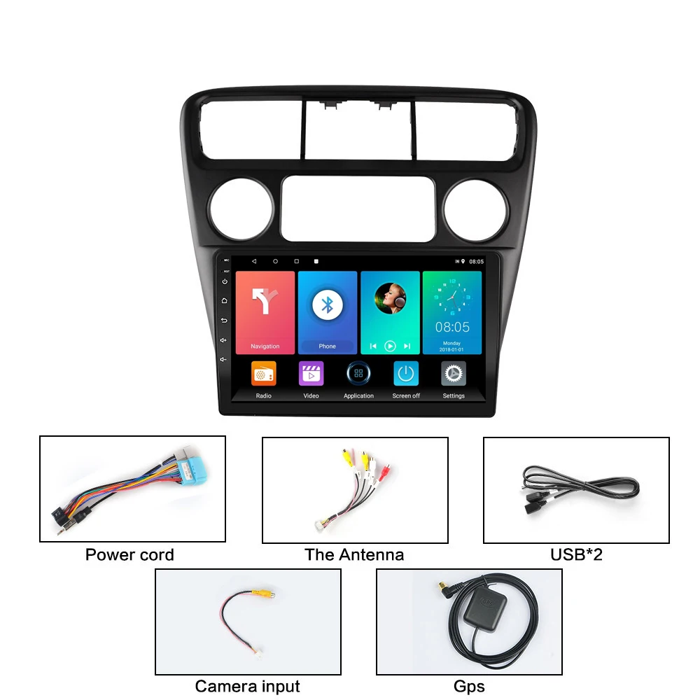 2DIN для Honda Accord 6 1998 2003 автомобильный Радио мультимедийный видео плеер Android 8 1