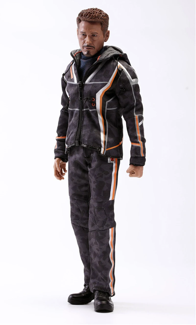 

Tony Nano Combat Uniform Set Shoulder XT-001 1/6 Scale Male Figure Accessory Deluxe Edition Head Clothes Shoes Accessories Model