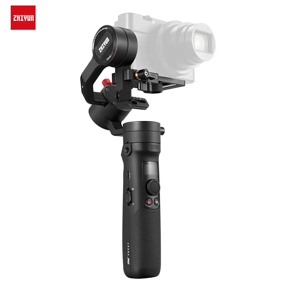 Компактный 3 осевой Ручной Стабилизатор Zhiyun CRANE M2 с Wi Fi BT для Sony Canon GoPro Hero 7/6/5