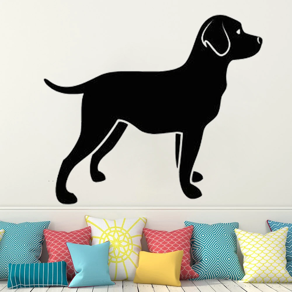 

Wall Vinyl Sticker for Pet shop Decals Mural Room decor Design Dogs Animals Pet Heart Tracks Shop window decoration HQ086