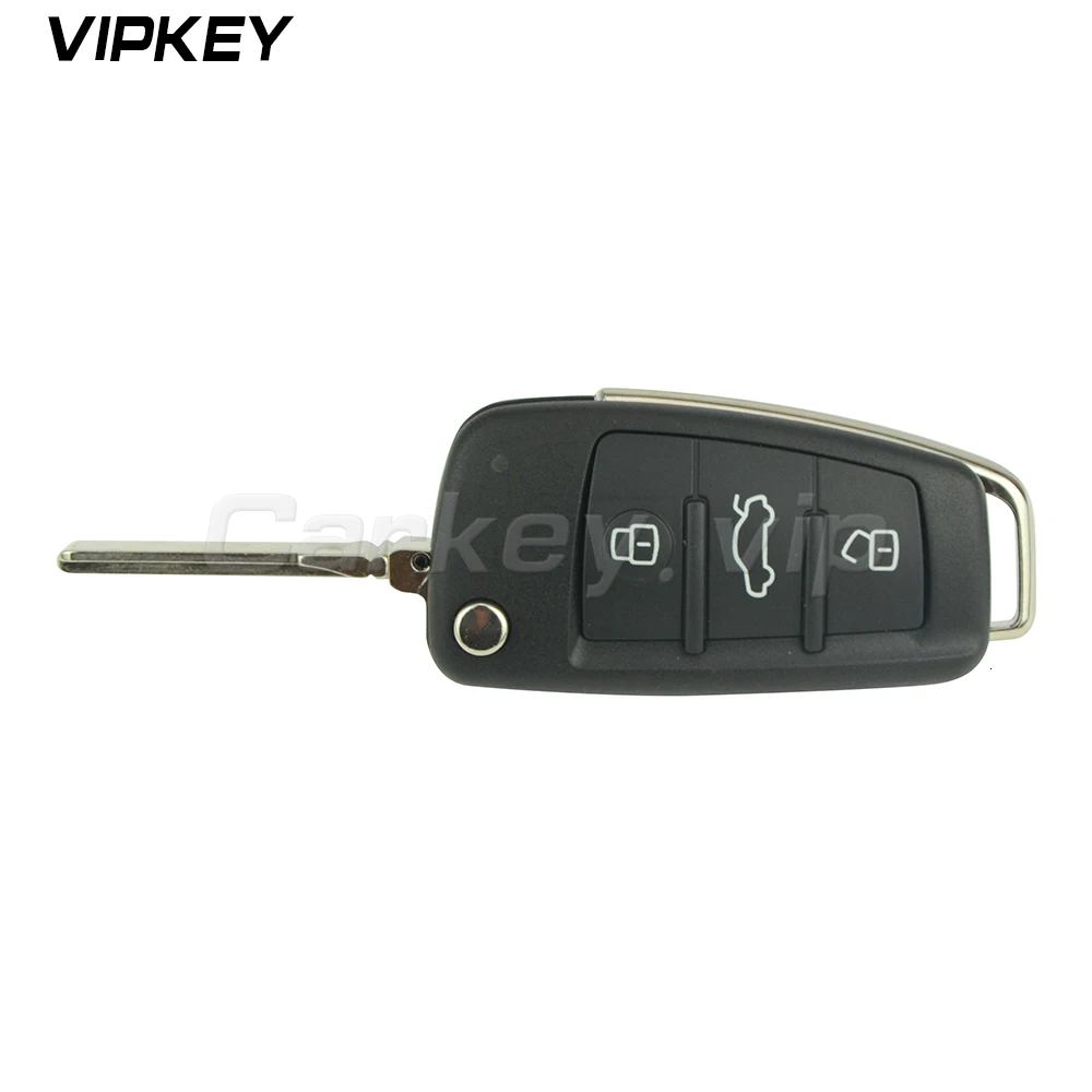 Remotekey 2 шт. 8P0 837 220 D 3 кнопки дистанционного ключа для Audi A4 2004 2005 2006 2007 2008 Удаленное Корпус для автомобильного ключа