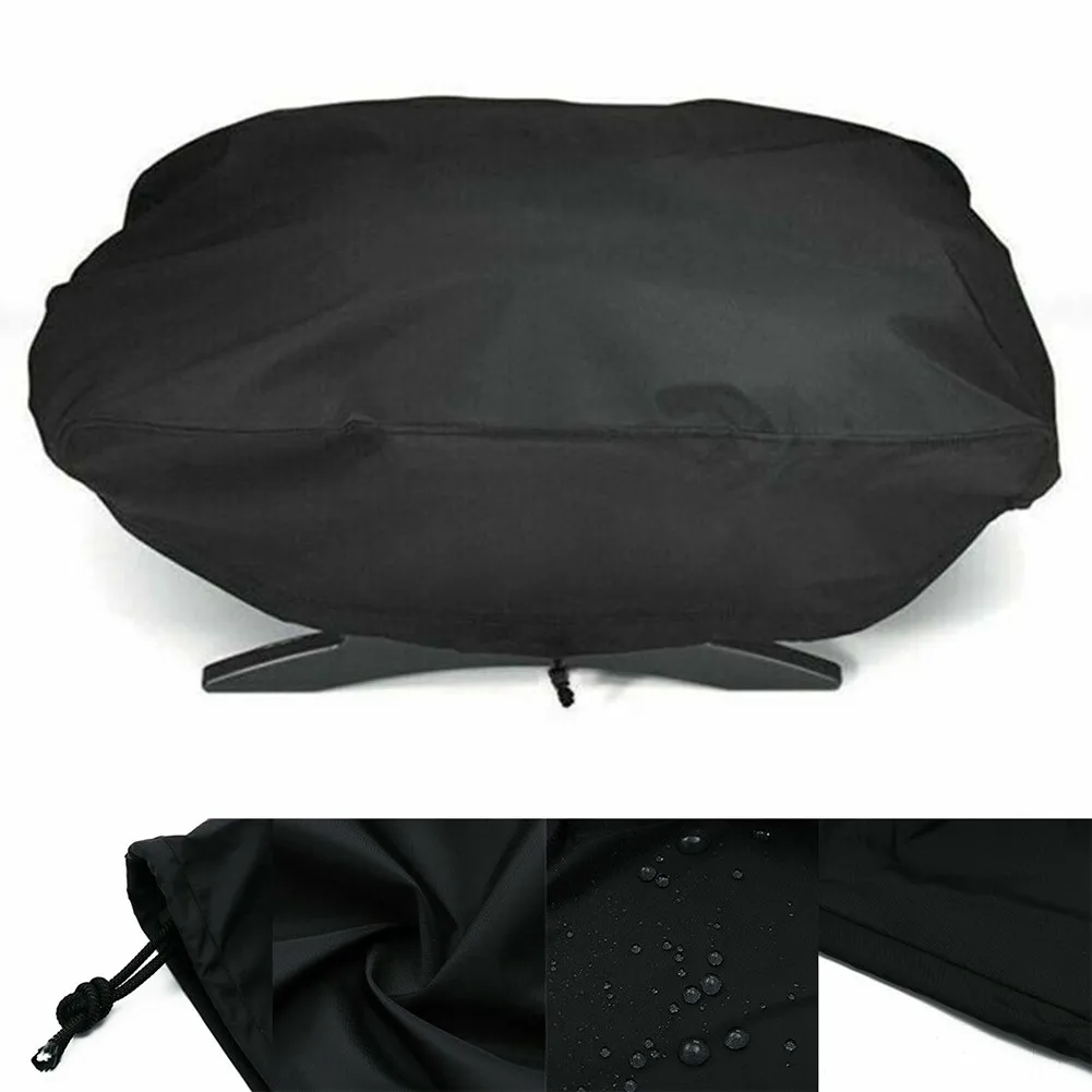 

Waterproof Grill Cover Black Cover Dustproof Grill Polyester Protector
