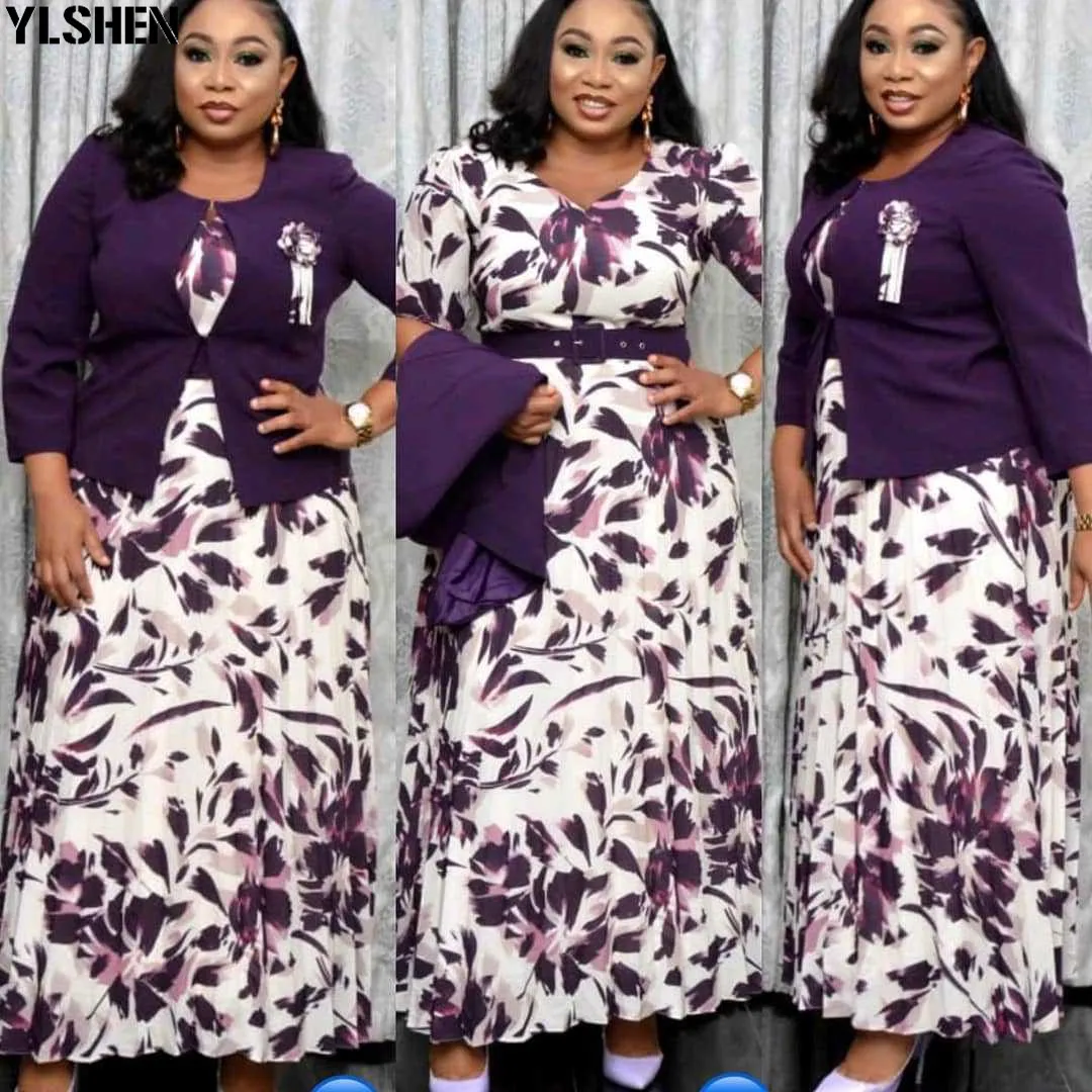 Платье Макси женское в африканском стиле с принтом длинное платье Дашики одежда