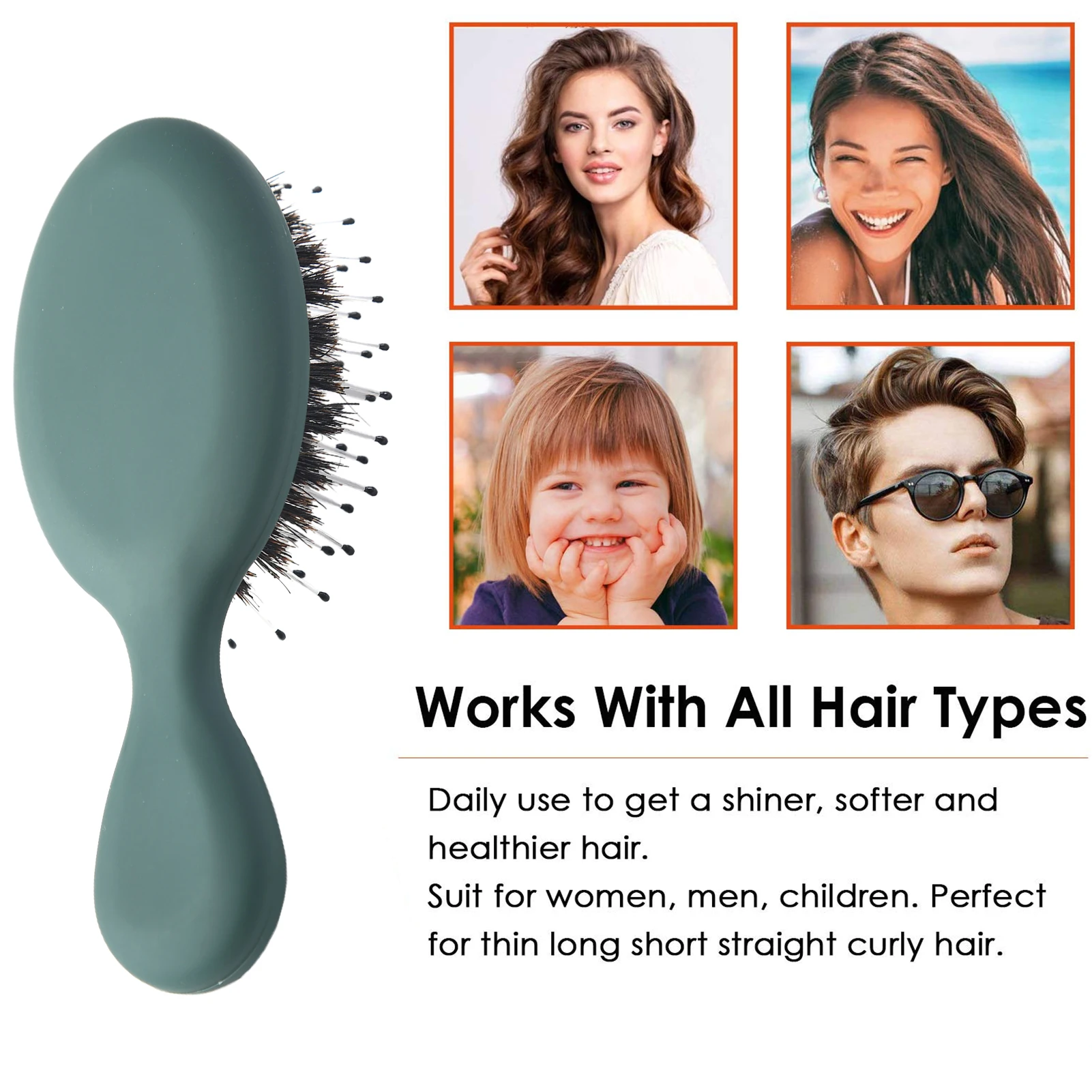 

Anti-Static Air Cushion Massage Bristle Comb Household Pocket Air Cushion Comb Scalp Massage Air Bag Comb