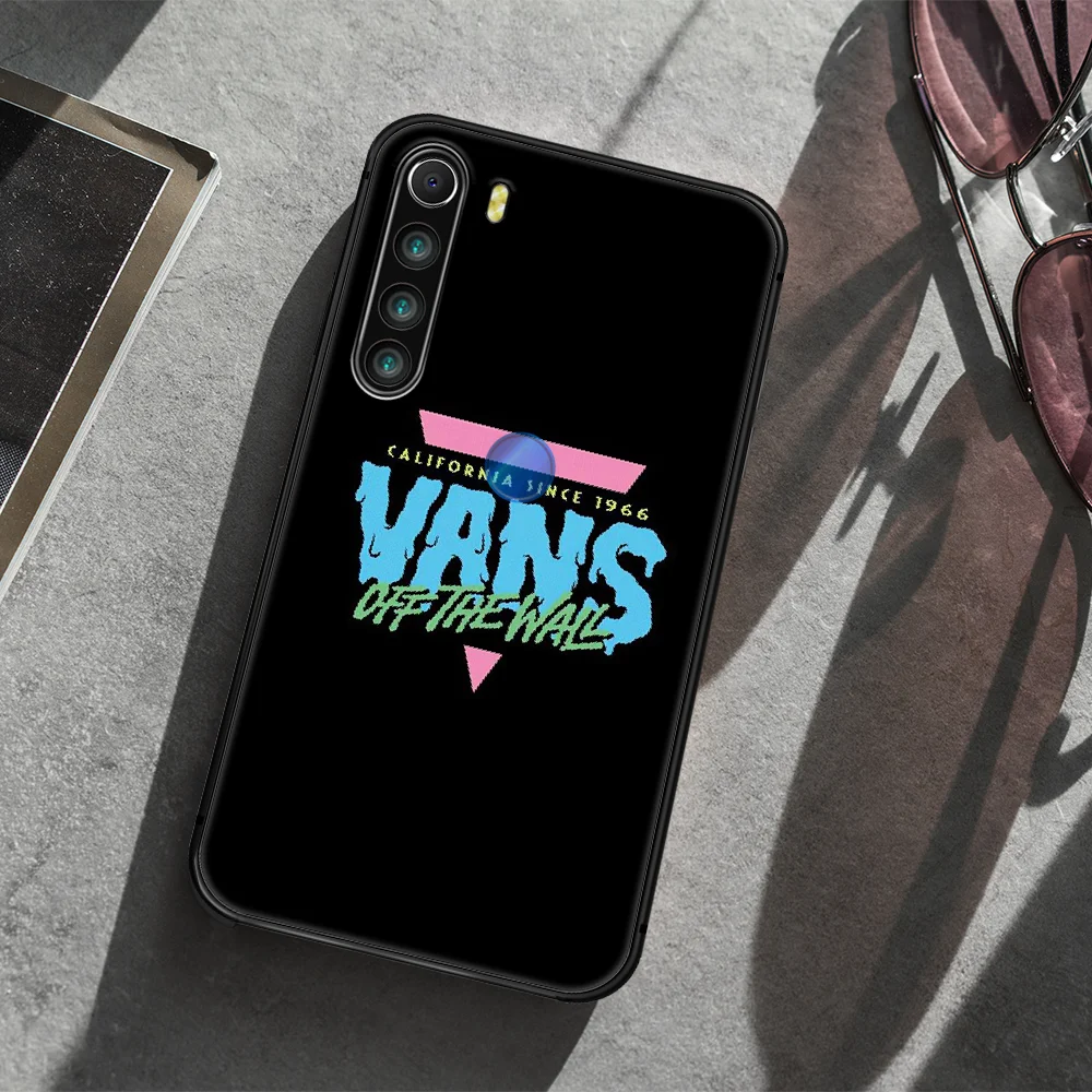 

American fashion brand vans Phone Case Cover Hull For XIAOMI Redmi 7 7a 8 8a 9 10X NOTE 6 7 7s 8 8t 9 9s Pro Max black Shell