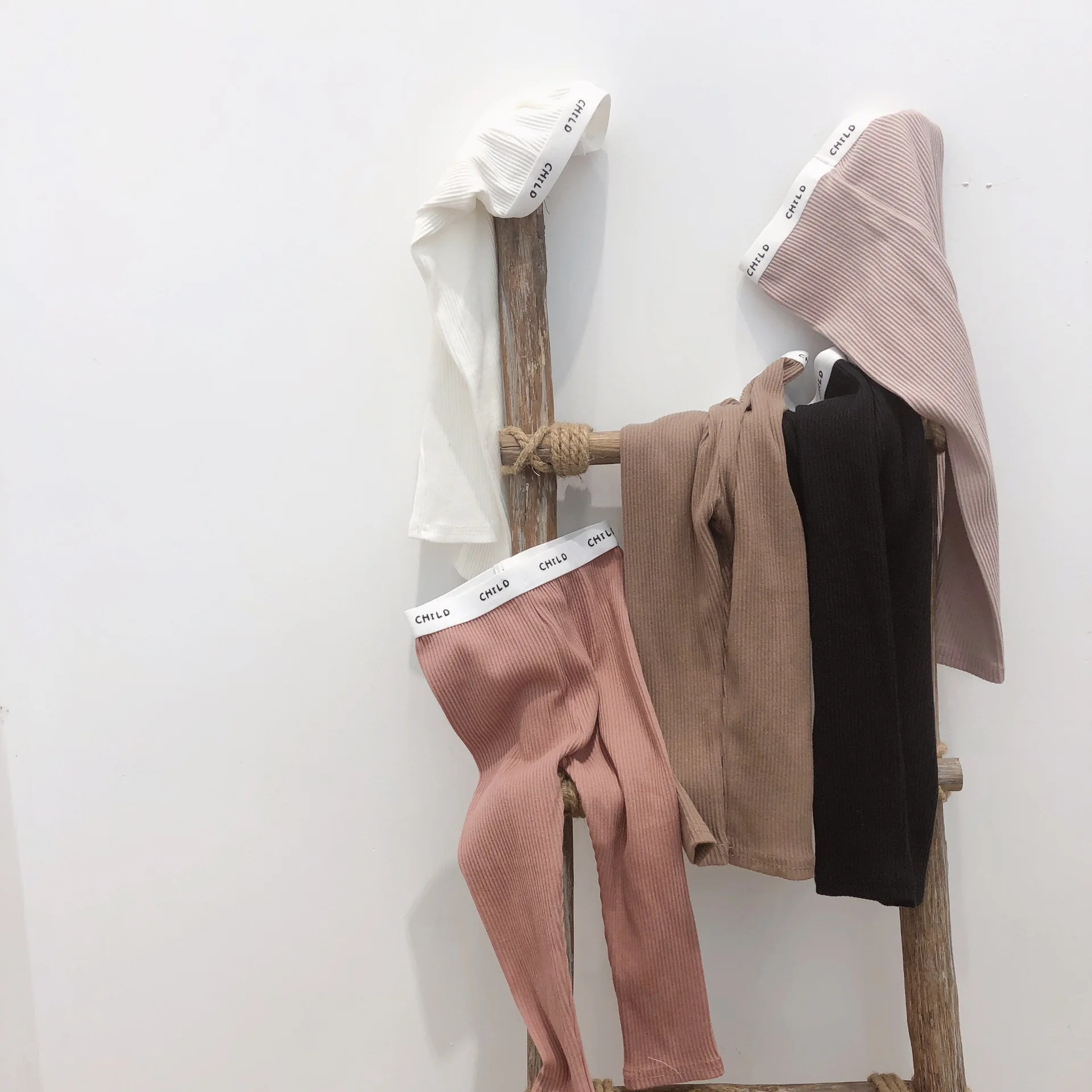 Корейский стиль весна 2020 Новое поступление хлопковые трикотажные леггинсы для