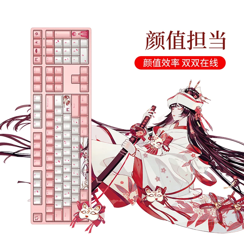 ikbc sakura C200 TKL mechanical keyboard tenkeyless C210 PBT keycap cherry mx switch non-backlit gaming keyboard