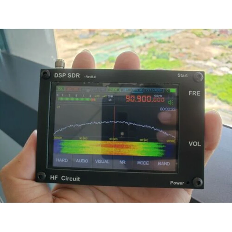 2021 Новый 50K 200 МГц Малахит SDR радио Malahit DSP HAM приемник + ЖК батарея электрические