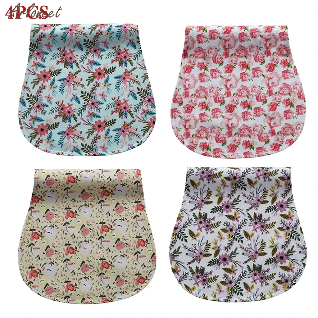 

4PCS Newborn Baby Burp Cloths Cotton Soft Absorbent Towels Burping Baby Care Burp Towel Home 2020 High Quality